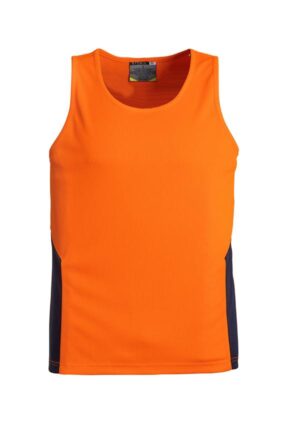 Mens Hi Vis Squad Singlet - Image 3