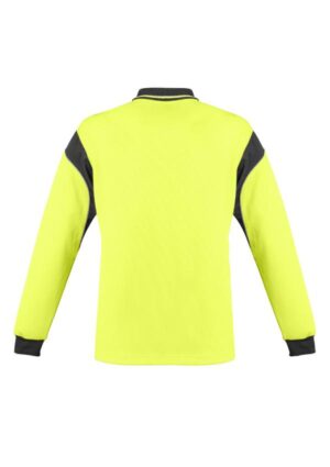 Mens Hi Vis Aztec Long Sleeve Polo - Image 8