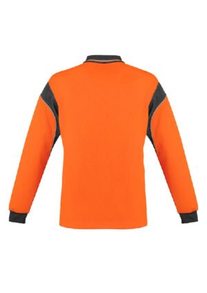 Mens Hi Vis Aztec Long Sleeve Polo - Image 7