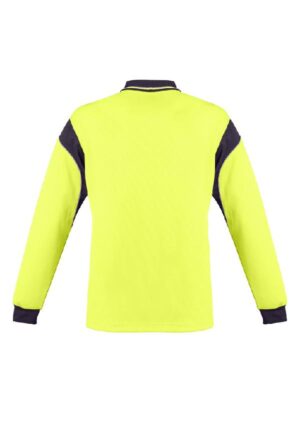 Mens Hi Vis Aztec Long Sleeve Polo - Image 5