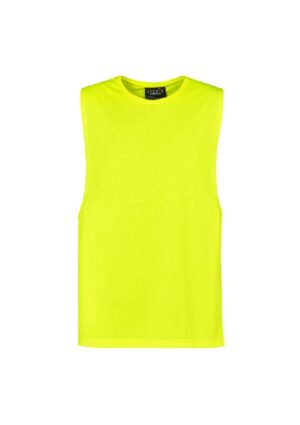 Mens Hi Vis Sleeveless Tee - Image 2