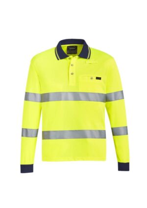 Unisex Hi Vis Bio Motion Taped Polo - Image 2
