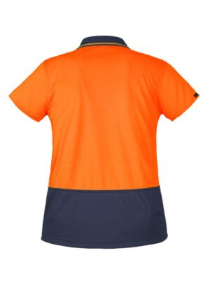 Womens Hi Vis Basic Short Sleeve Polo - Image 4