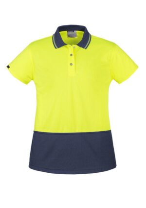 Womens Hi Vis Basic Short Sleeve Polo - Image 6