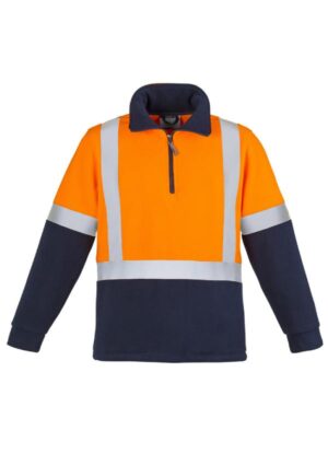 Unisex Hi Vis Polar Fleece Pullover - Shoulder Taped - Image 3
