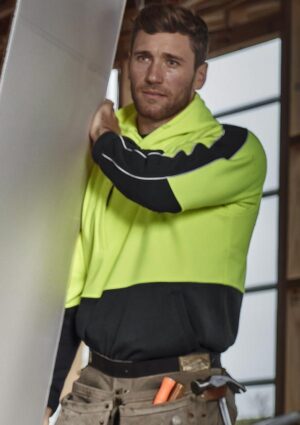 Unisex Hi Vis Pullover Hoodie - Image 5