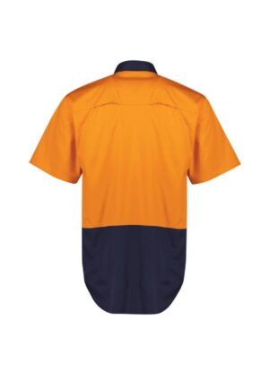 Mens Hi Vis Short Sleeve Shirt - Image 2