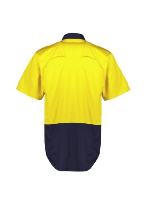 Mens Hi Vis Short Sleeve Shirt - Image 4
