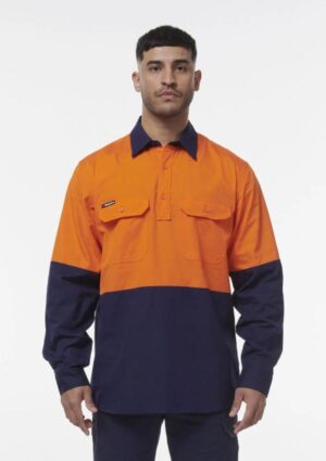 Workcool Vented Closed Front Spliced Shirt - Image 1