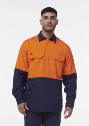Workcool Vented Closed Front Spliced Shirt - Image 3