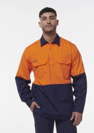 Workcool Vented Closed Front Spliced Shirt - Image 4