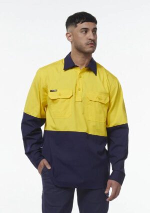 Workcool Vented Closed Front Spliced Shirt - Image 8