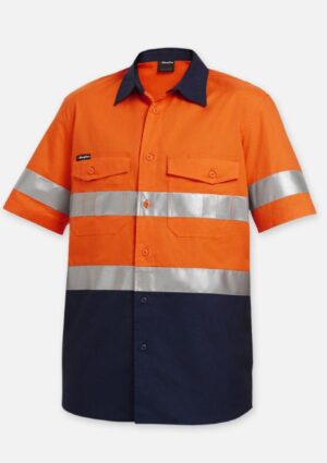 Workcool 2 Hi-Vis Reflective Short Sleeve Work Shirt - Image 2