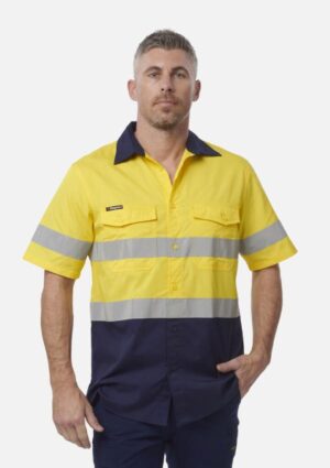 Workcool 2 Hi-Vis Reflective Short Sleeve Work Shirt - Image 4