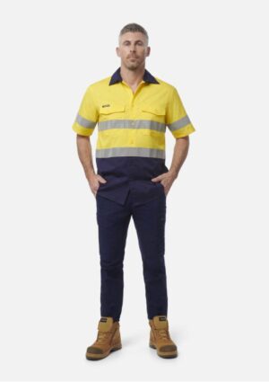 Workcool 2 Hi-Vis Reflective Short Sleeve Work Shirt - Image 7