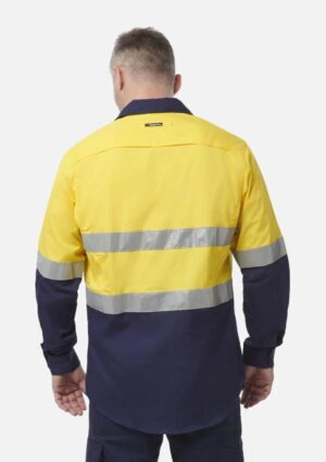 Workcool 2 Hi-Vis Reflective Closed Front Work Shirt - Image 11