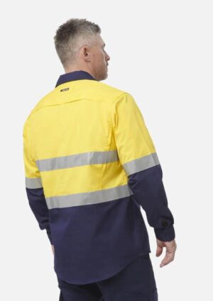 Workcool 2 Hi-Vis Reflective Closed Front Work Shirt - Image 8