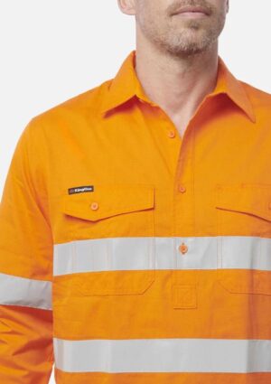 Workcool 2 Hi-Vis Reflective Closed Front Shirt - Image 4