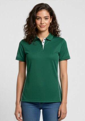 Womens Balance Short Sleeve Polo - Image 1