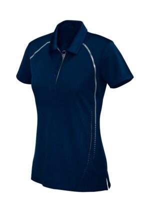 Womens Cyber Short Sleeve Polo - Image 4