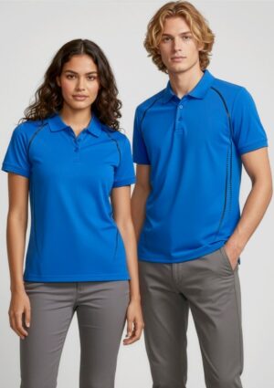 Womens Cyber Short Sleeve Polo - Image 9