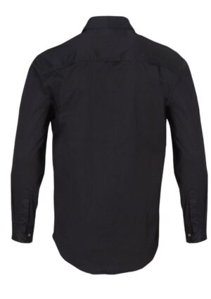 WT10 MENS STRETCH WORK SHIRT WITH 2 FRONT FLAP POCKETS - Image 2