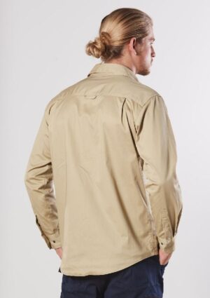 WT10 MENS STRETCH WORK SHIRT WITH 2 FRONT FLAP POCKETS - Image 4