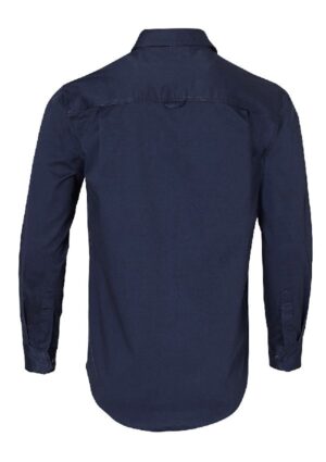 WT10 MENS STRETCH WORK SHIRT WITH 2 FRONT FLAP POCKETS - Image 7