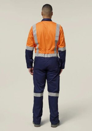 Hi-Vis 2Tone Taped Cotton Drill Coverall - Image 5