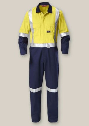 Hi-Vis 2Tone Taped Cotton Drill Coverall - Image 10