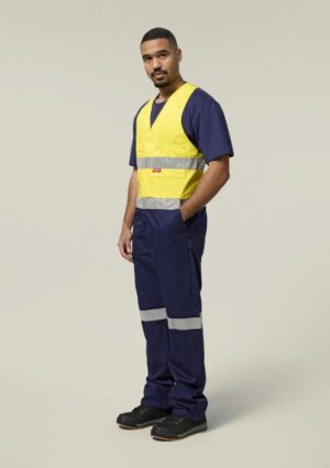 Hi-Vis 2Tone Action Back Cotton Taped Overall - Image 11