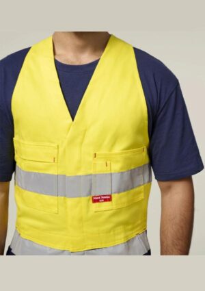 Hi-Vis 2Tone Action Back Cotton Taped Overall - Image 16