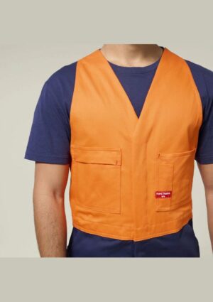 Hi-Vis 2Tone Action Back Cotton Drill Overall - Image 4