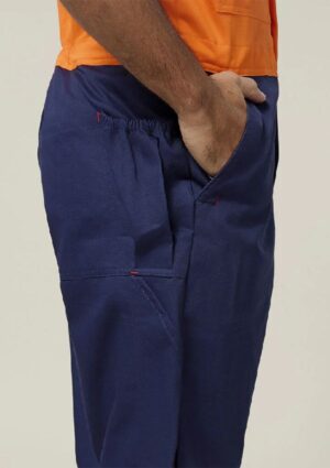 Hi-Vis 2Tone Action Back Cotton Drill Overall - Image 2