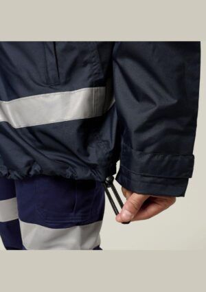 Hi-Vis 4-In-1 Taped Wet Weather Jacket - Image 9