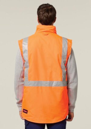 Hi-Vis 4-In-1 Taped Wet Weather Jacket - Image 5
