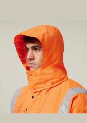 Hi-Vis 4-In-1 Taped Wet Weather Jacket - Image 14