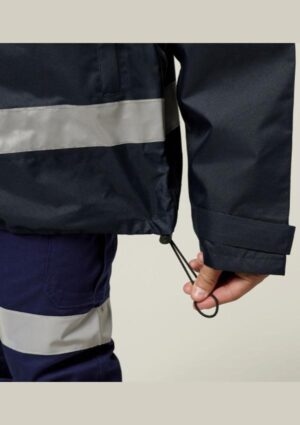 Hi-Vis 4-In-1 Taped Wet Weather Jacket - Image 27