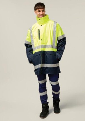 Hi-Vis 4-In-1 Taped Wet Weather Jacket - Image 28