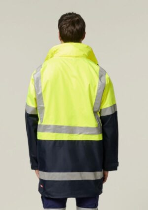Hi-Vis 4-In-1 Taped Wet Weather Jacket - Image 17