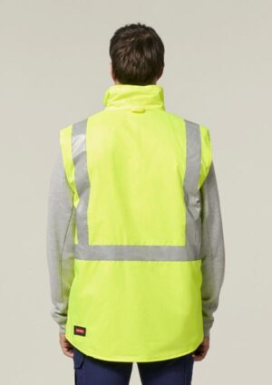 Hi-Vis 4-In-1 Taped Wet Weather Jacket - Image 19