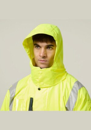 Hi-Vis 4-In-1 Taped Wet Weather Jacket - Image 22