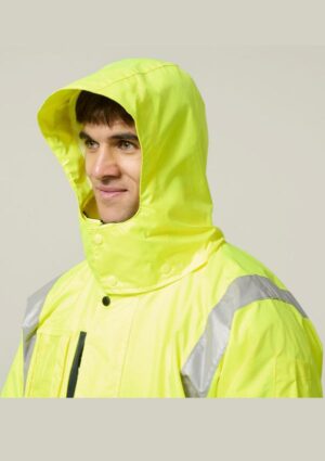 Hi-Vis 4-In-1 Taped Wet Weather Jacket - Image 23