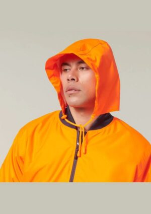 Core Hi-Vis 2 Tone Taped Waterproof Bomber Jacket - Image 4