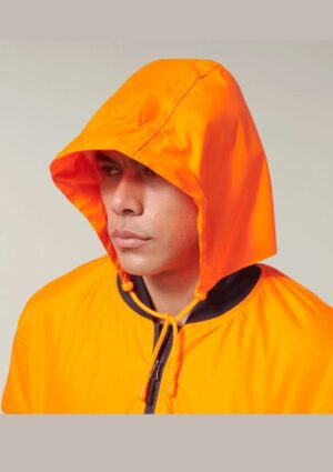 Core Hi-Vis 2 Tone Taped Waterproof Bomber Jacket - Image 3