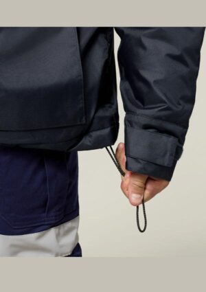 Core Hi-Vis 2 Tone Taped Quilted Waterproof Jacket - Image 6