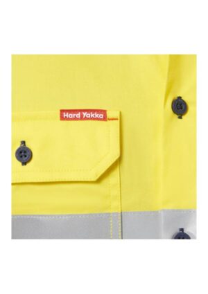 Short Sleeve Hi Vis 2 Tone Taped Vented Shirt - Image 18