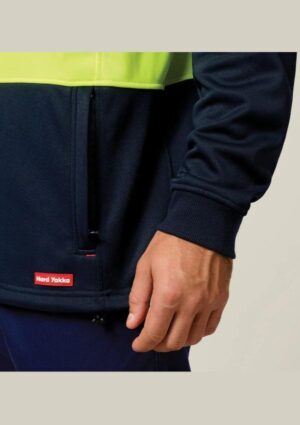 Hi-Vis 2 Tone 1/4 Zip Brushed Fleece Jumper - Image 12