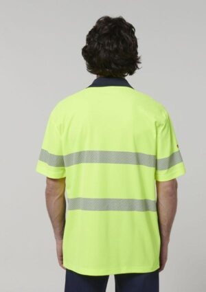 Mens Short Sleeve Hi Vis Taped Polo - Image 15