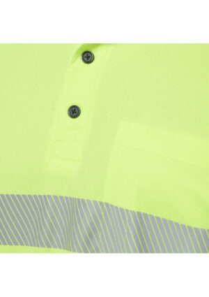 Mens Short Sleeve Hi Vis Taped Polo - Image 18